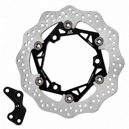 RCB E3+ 260mm Steel Floating Brake Disc for Yamaha AEROX with Bracket 01D0551 (TITANIUM)