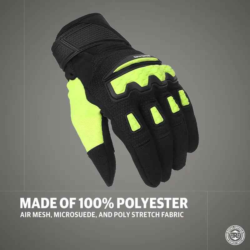 Royal Enfield Urban Hustler V2 Gloves Neon