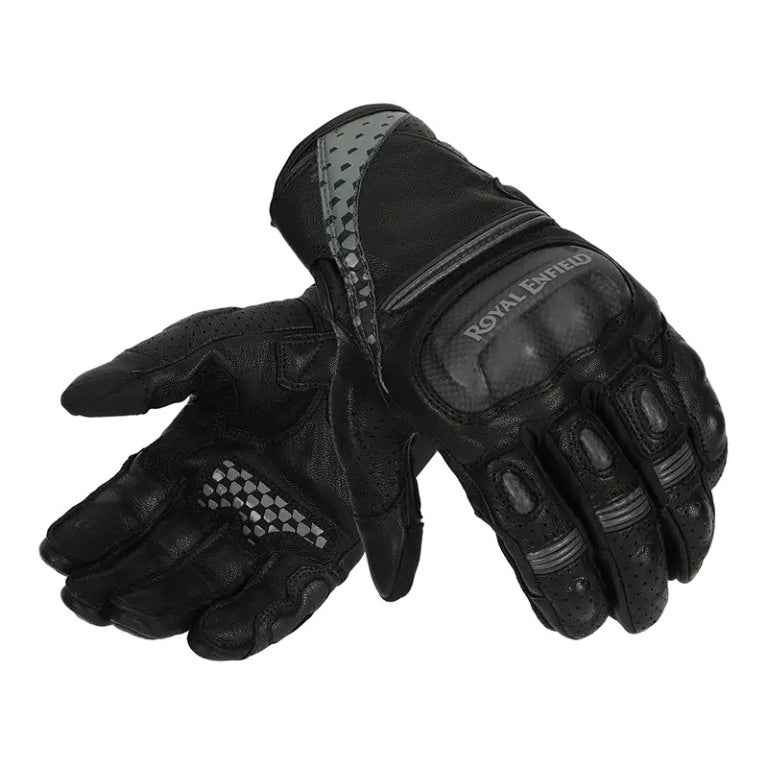 Royal Enfield VAMOS V2 Waterproof Riding Gloves - Black
