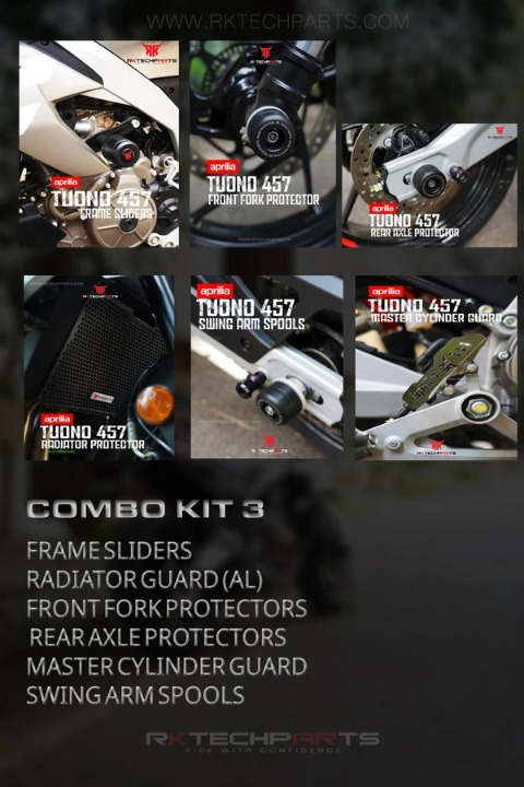 RKTECH-Combo Kit 3 For Aprilia Tuono 457