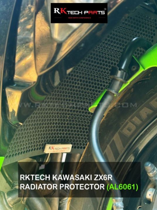 RKTECH Aluminium Radiator Guard for KAWASAKI NINJA ZX-6R 2024+
