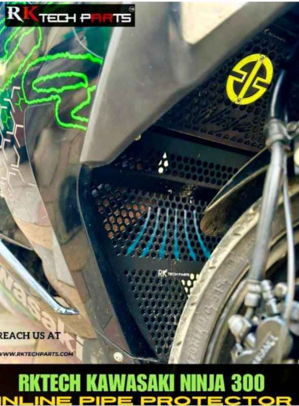 RKTECH Inline Pipe Protector for KAWASAKI NINJA 300