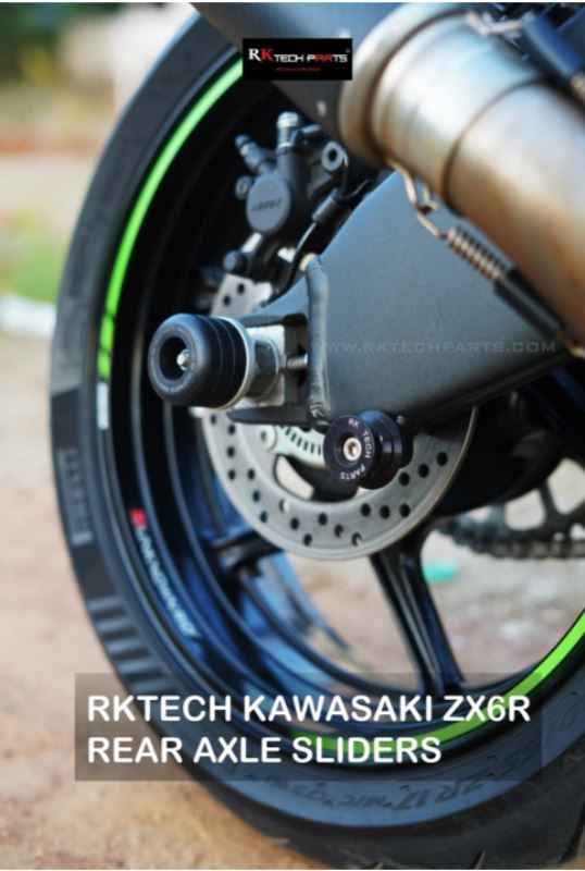 RKTECH Rear Axle Protector for KAWASAKI NINJA ZX-6R 2024+