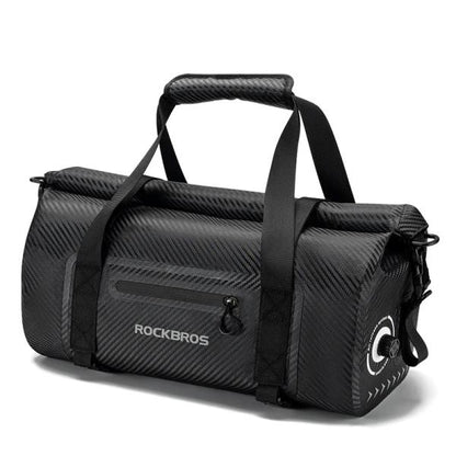 ROCKBROS Motorcycle Rear Tail Bag Saddle Bag Luggage Storage Pannier Waterproof 50L (30140073001)-Black