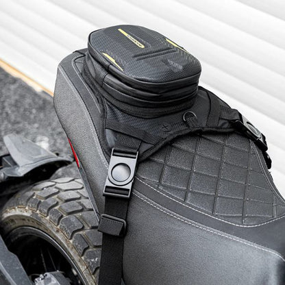 ROCKBROS Motorcycle rider leg bag hard shell Fanny pack motorcycle cross bag men's chest bag motorcycle travel equipment (30990019001)-Black