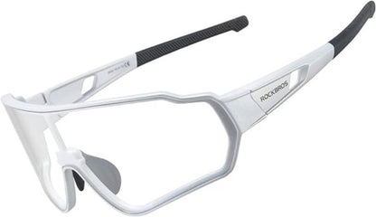 ROCKBROS Photochromic Sunglasses Reduce Wind Resistance (10168)-White