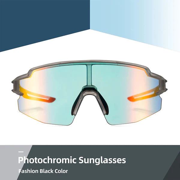 ROCKBROS Photochromic Sunglasses Stylish & Durable & Multi-Purpose (10179)-Transparent