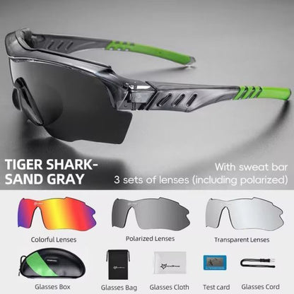 ROCKBROS Polarized Sports Sunglasses Outdoor Sports Goggles for Men Women UV400 Goggles Eyewear (10035)