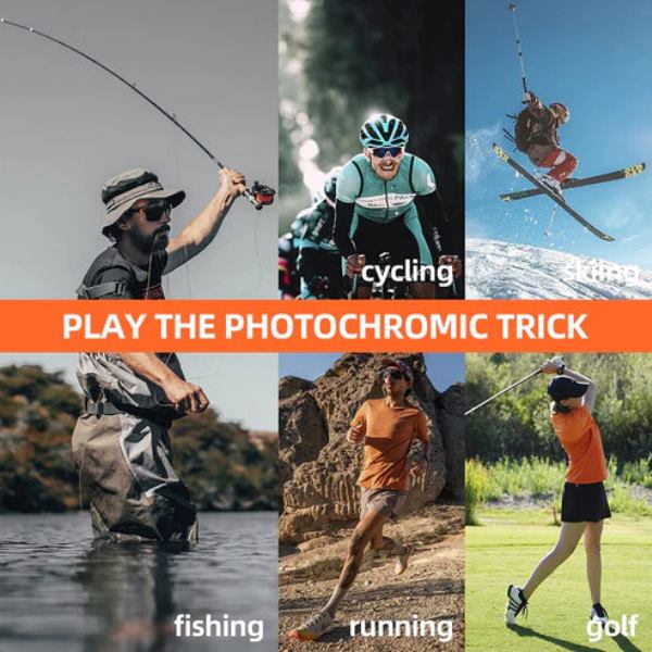 ROCKBROS Polarized Sunglasses Tac Polarized & UV403 Protection (SP225WR)-White