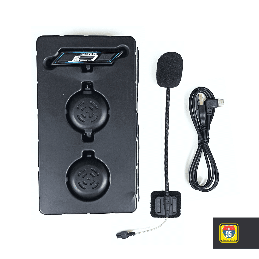 Route95 Duocomm Rider to Rider Helmet Bluetooth Intercom - Riders Junction