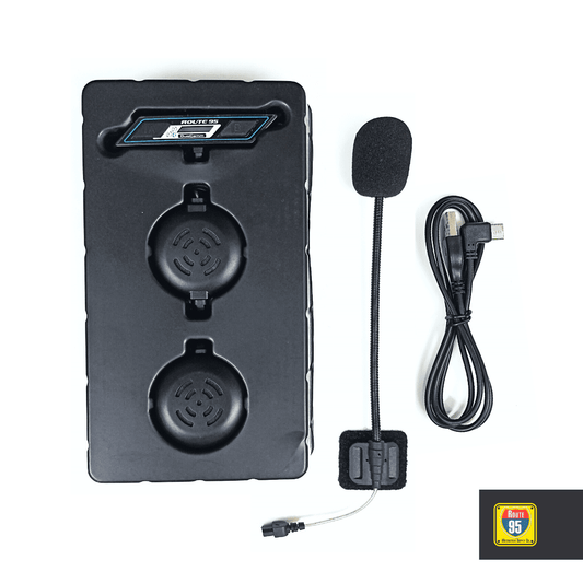 Route95 Duocomm Rider to Rider Helmet Bluetooth Intercom - Riders Junction