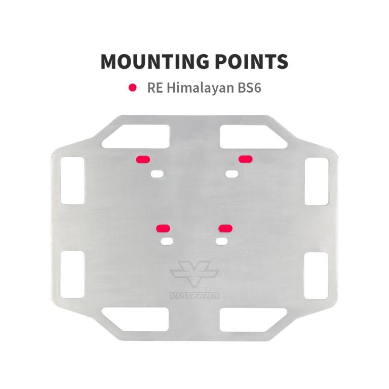 Royal Enfield Himalayan (2021-) Aluminum Rear Rack - ViaTerra