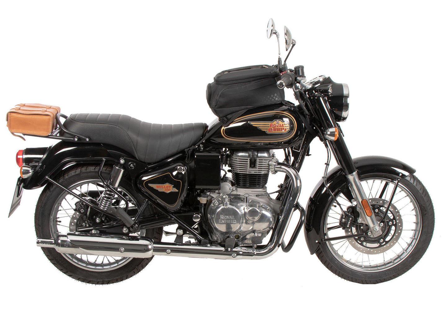 ROYAL ENFIELD BULLET 350 Luggage - Topcase Carrier (Tubed) - Hepco Becker - 6587662 01 01