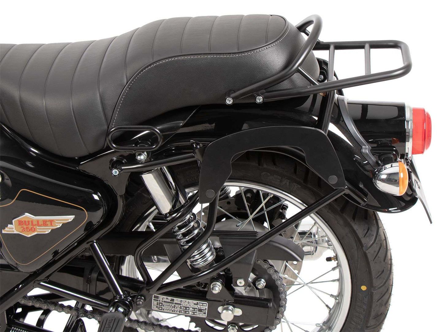 ROYAL ENFIELD BULLET 350 Luggage - Topcase Carrier (Tubed) - Hepco Becker - 6587662 01 01