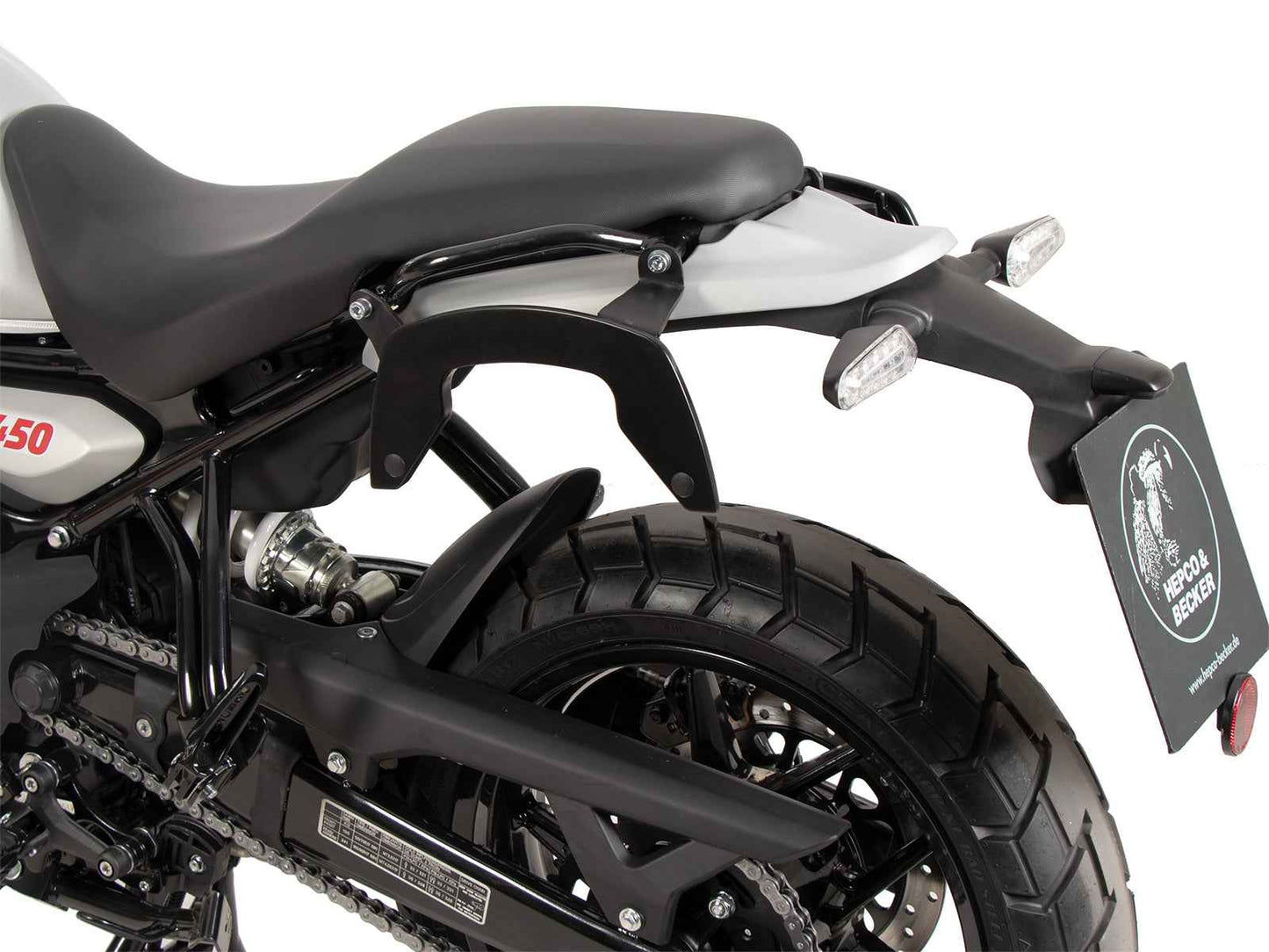 ROYAL ENFIELD GUERRILLA 450 Sidecases Carrier - C-Bow - Hepco Becker - 6307676 00 01