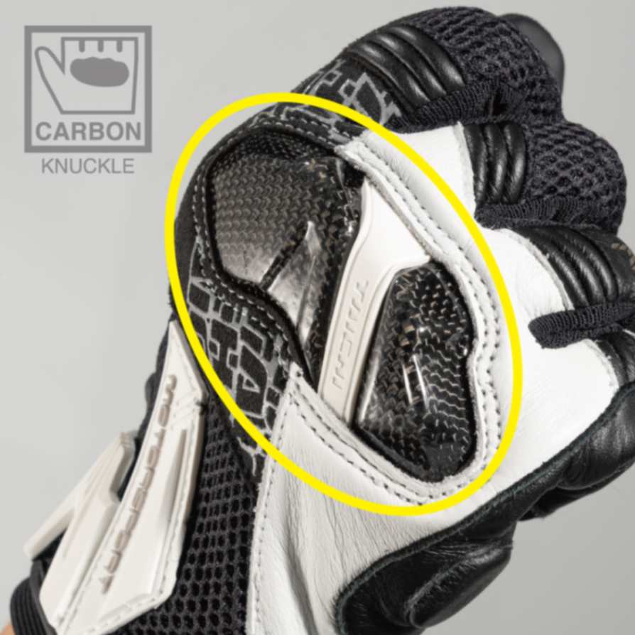 RS Taichi Armed Mesh Gloves - Reflective Black