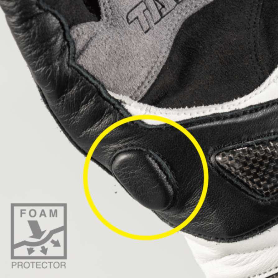 RS Taichi Armed Mesh Gloves - Reflective Black