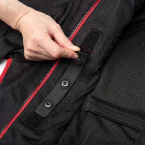 RS Taichi Cross Over Mesh Riding Jacket – Women - Black Pink