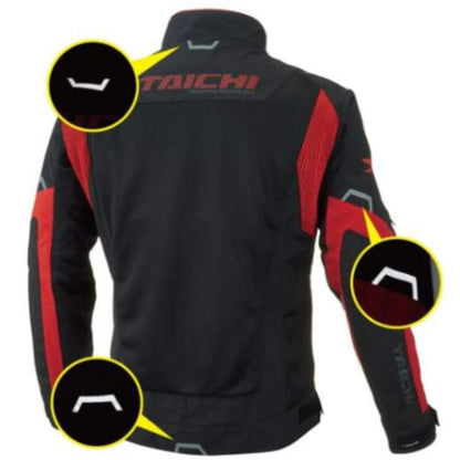 RS Taichi Cross Over Mesh Riding Jacket – Women - Black Pink