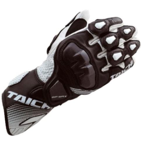 RS Taichi GP WRX Racing Gloves - White Black