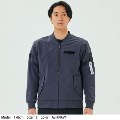RS Taichi Quick Dry Flight Jacket - Ash Navy