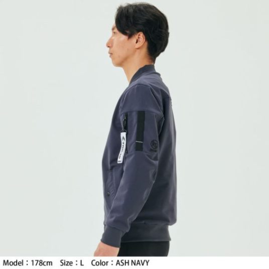 RS Taichi Quick Dry Flight Jacket - Ash Navy