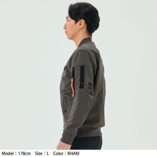 RS Taichi Quick Dry Flight Jacket - Khaki