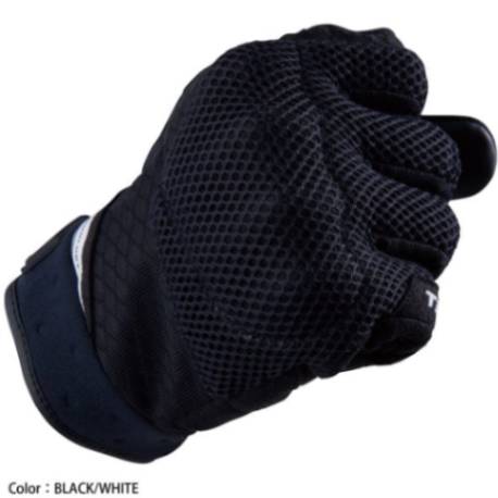RS Taichi Rubber knuckle Gloves - Black White