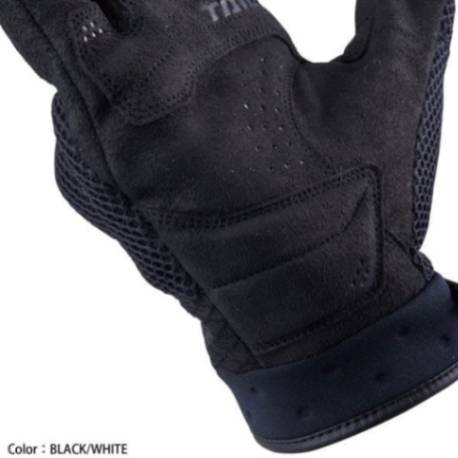 RS Taichi Rubber knuckle Gloves - Black White