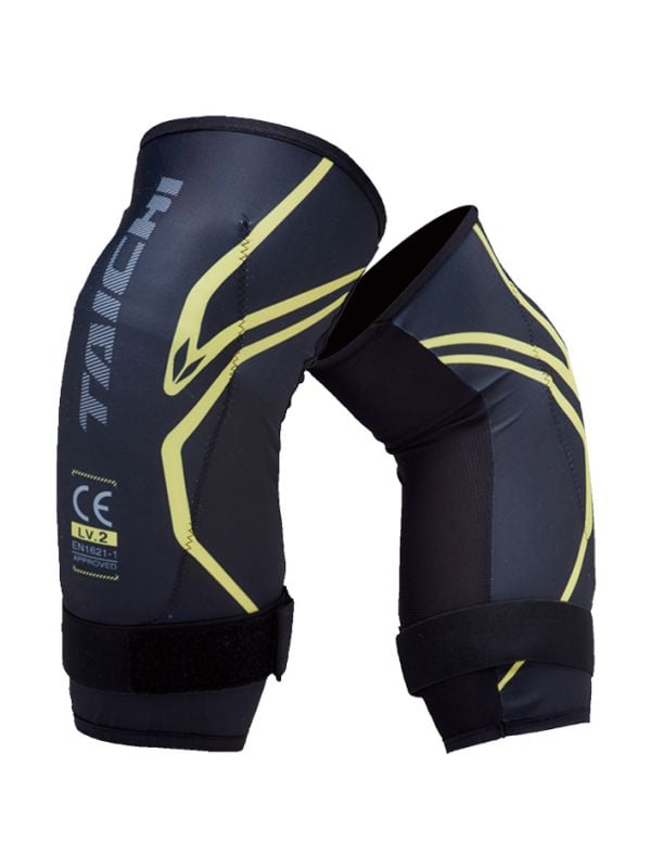 RS Taichi Stealth CE Lv2 Knee Protector - Black Yellow