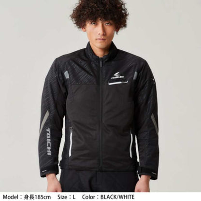 RS Taichi Torque Mesh Riding Jacket - White Black