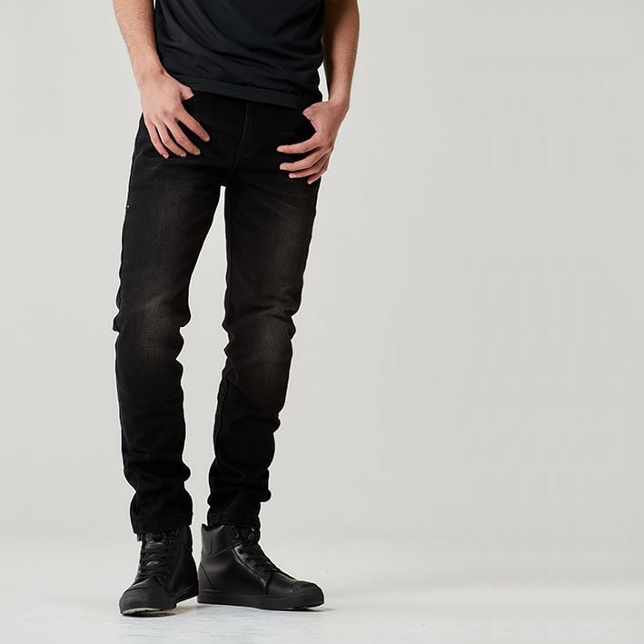 RS Taichi Windproof Stretch Denim Pants - Black