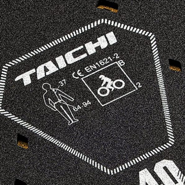 RS Taichi CE (LV.2) Back Protector - Black Yellow