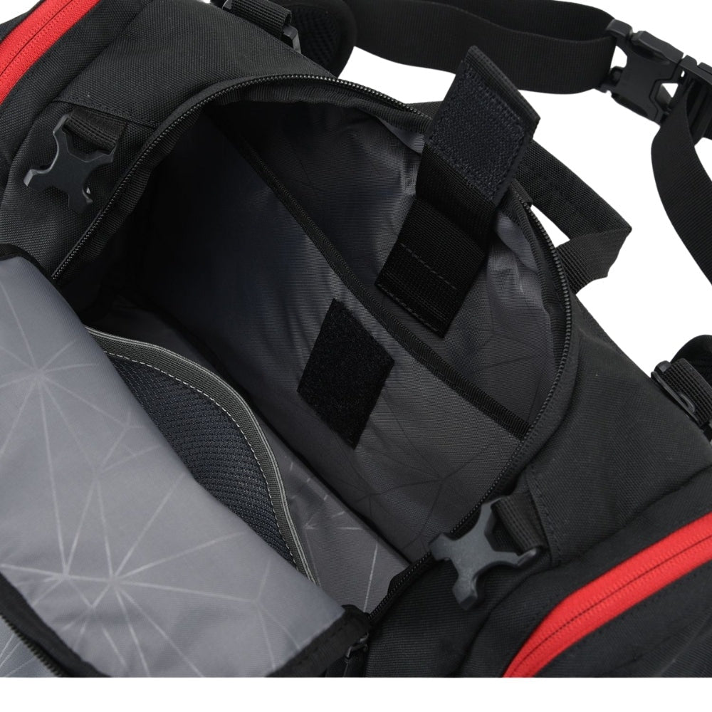 RS Taichi Hip Bag 10L - Black Red