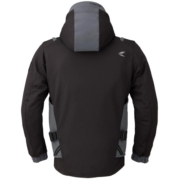 RS Taichi Overlap Mesh Parka Jacket - Black/Gunmetal
