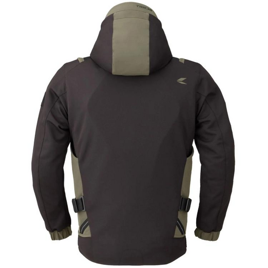 RS Taichi Overlap Mesh Parka Jacket - Black/Khaki