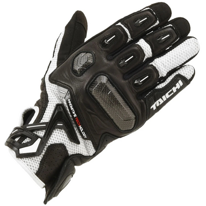RS Taichi Raptor Mesh Gloves - Black White