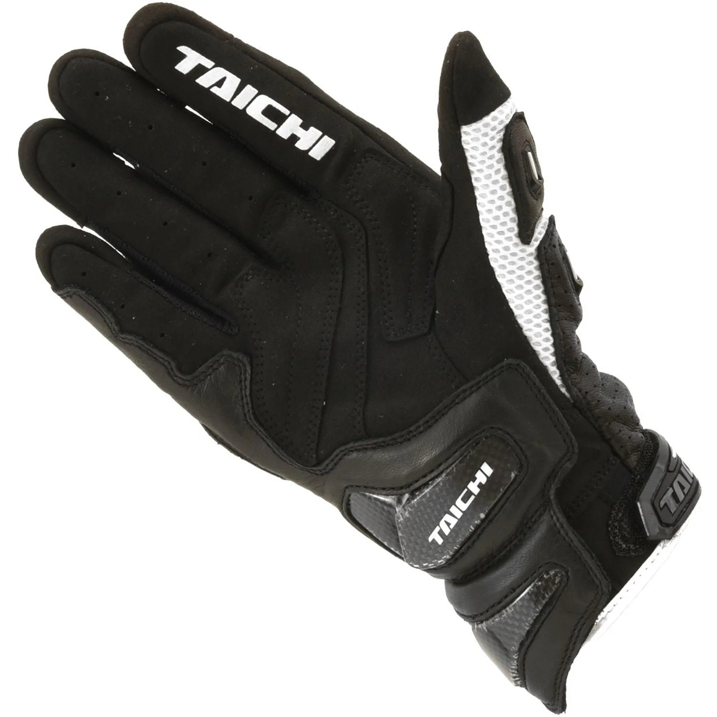 RS Taichi Raptor Mesh Gloves - Black White