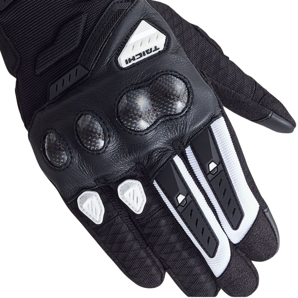 RS Taichi Velocity Mesh Gloves - Black White
