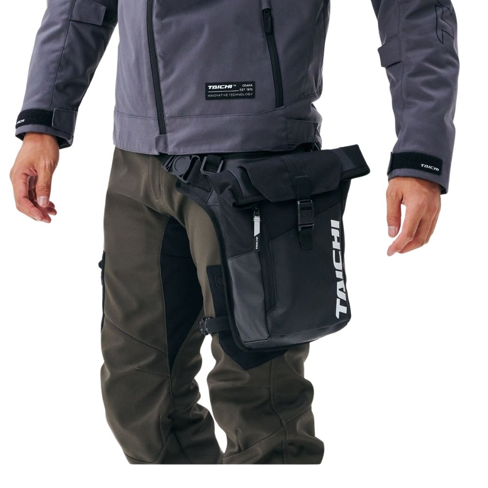 RS Taichi WP Leg Pouch 3L - Black White