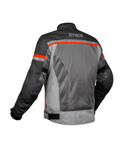 RYNOX AIR GT 3 JACKET - Dark Grey HI-VIZ Orange