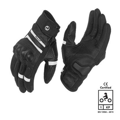 Air GT Gloves (Black White) - RYNOX