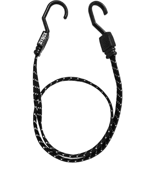 RYNOX GRIPPER REFLECTIVE BUNGEE STRAP - BLACK