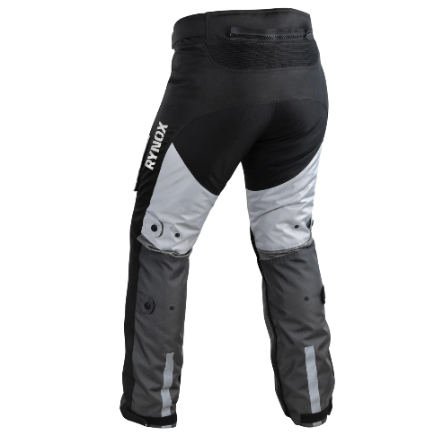 RYNOX Stealth Evo Riding Pants - Grey 2023 - Riders Junction