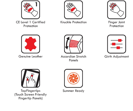 RYNOX Urban Riding Gloves - Riders Junction