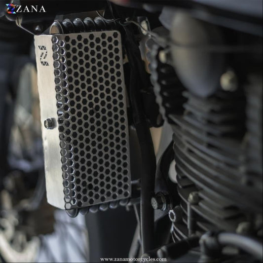 Radiator Guard Honeycomb Silver (Full) Himalayan BS-3/4/6