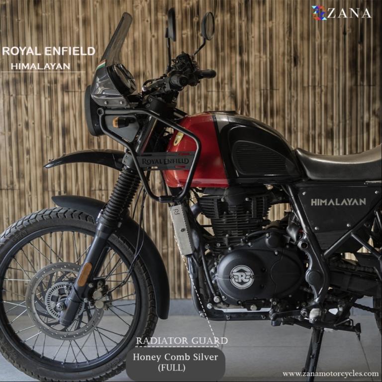 Radiator Guard Honeycomb Silver (Full) Himalayan BS-3/4/6