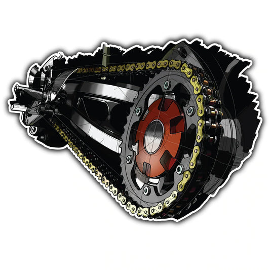 Rag Wheel Sticker - Wander Looms - Riders Junction