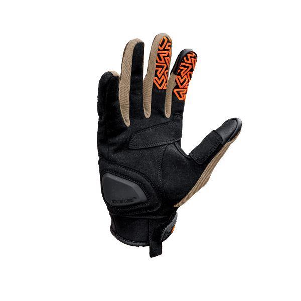 Raida Drift Motorcycle Gloves-Khaki Orange