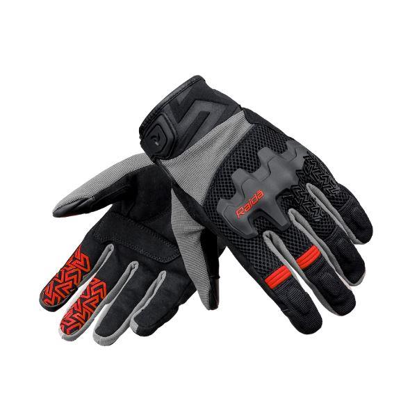 Raida Drift Motorcycle Gloves-Red